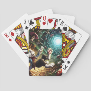 Jeu De Cartes Lapin Panique Tombant Dans Le Trou Du Lapin