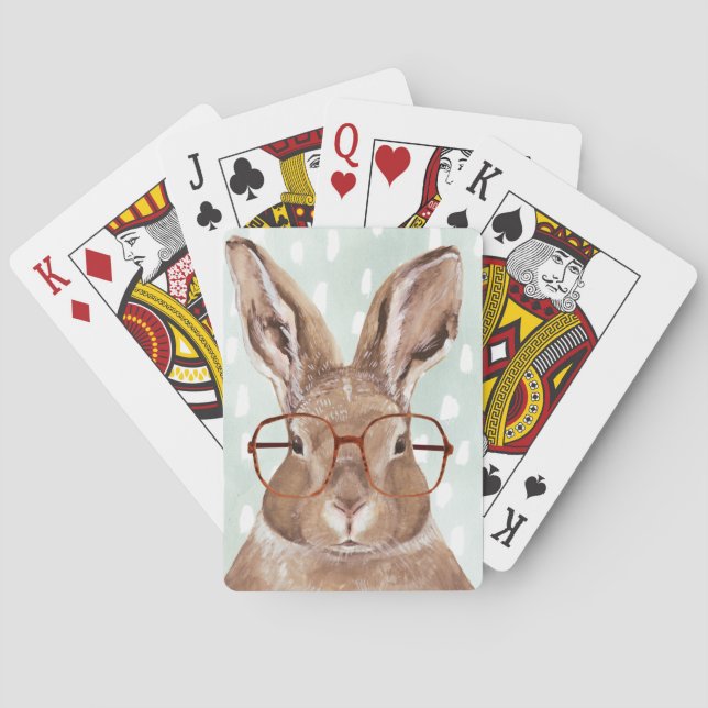 Jeu De Cartes Lapin Quatre-Eyed du forestier | (dos)