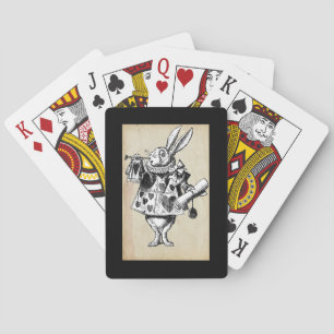 Jeu De Cartes Lapin vintage dans les coeurs