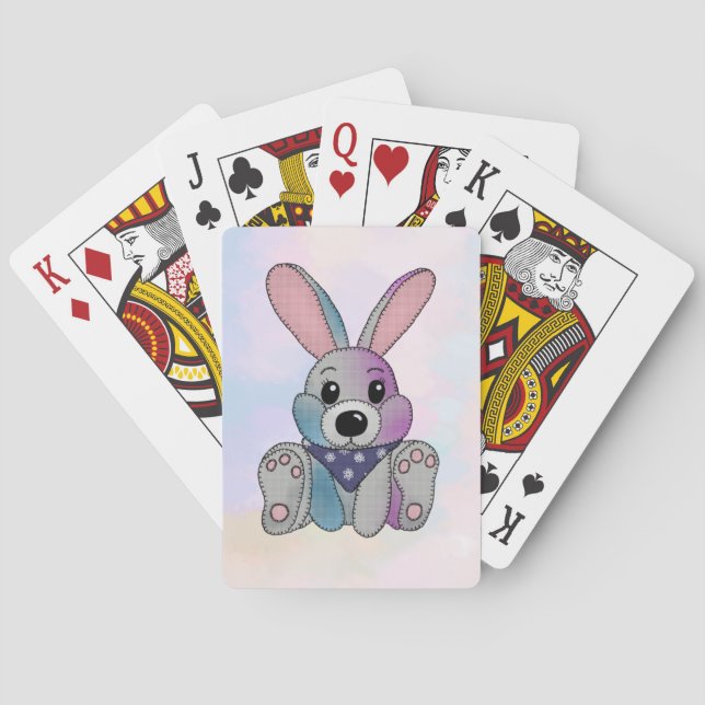 Jeu De Cartes Lapins avec serviettes (dos)