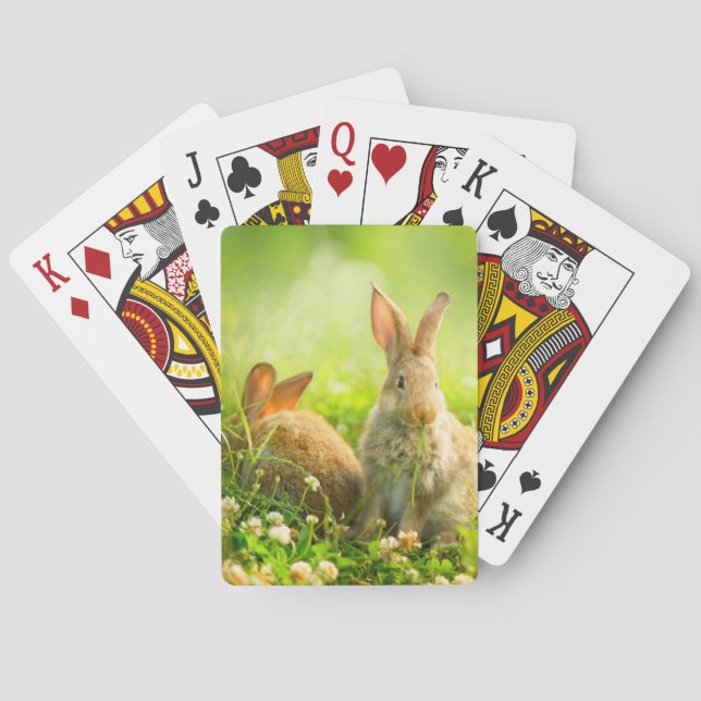 Jeu De Cartes Lapins de Pâques (dos)