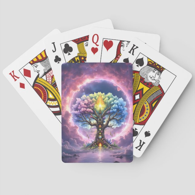 Jeu De Cartes L'Arbre Céleste des Royaumes Éternels (dos)