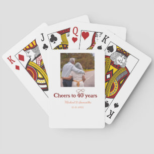 Jeu De Cartes L'arc de Marron salue le mariage de 40 ans