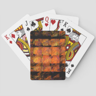 Jeu De Cartes L'art Abstrait au mur