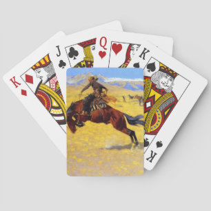 Jeu De Cartes L'art de Frederic Remington « Un matin froid sur l