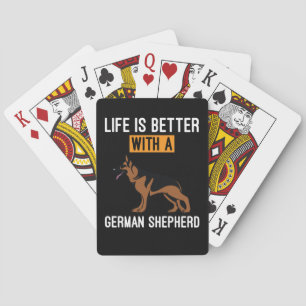 Jeu De Cartes L'Art Du Beekeeper Avec Un Berger Allemand
