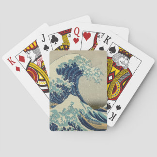 Jeu De Cartes L'art japonais vintage, la grande vague de Hokusai