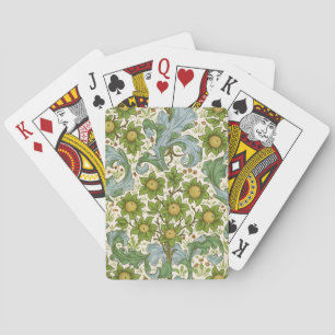 Jeu De Cartes L'art nouveau du motif de verger de William Morris