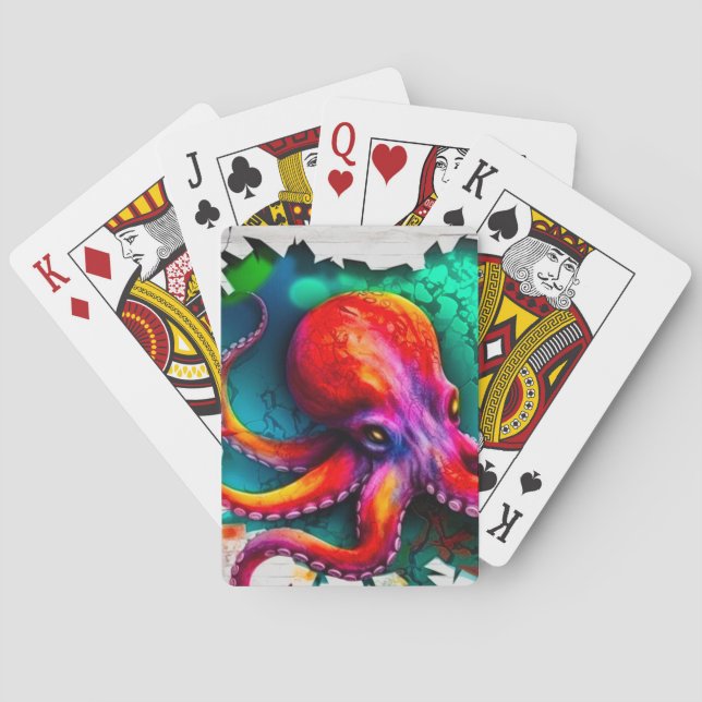 Jeu De Cartes L'art octopique (dos)