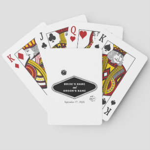 Jeu De Cartes Las Vegas Casino Destination Mariage Noir Blanc