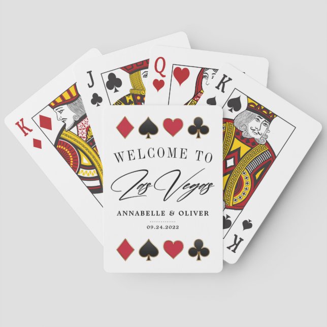 Jeu De Cartes Las Vegas Destination Mariage Bienvenue (dos)