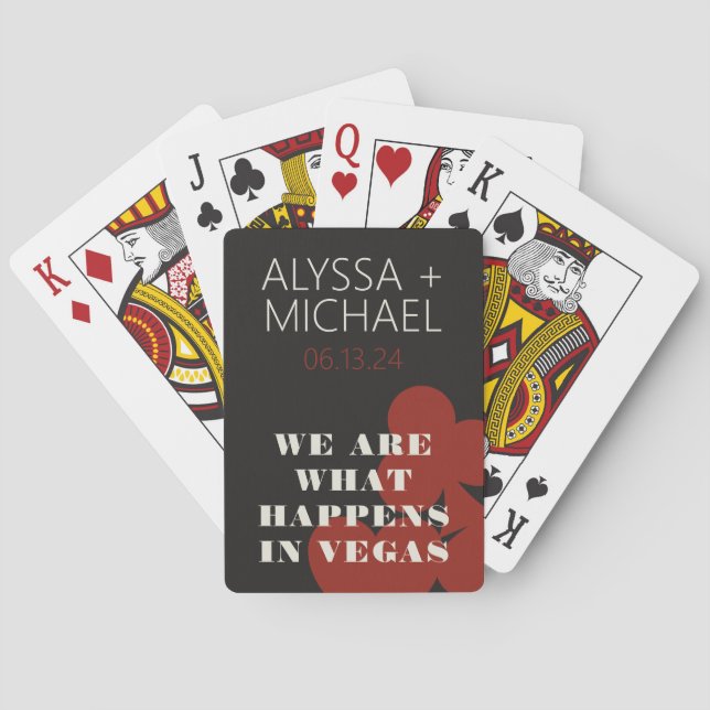 Jeu De Cartes Las Vegas Nous Sommes Ce Qui Se Passe Mariage Fave (dos)