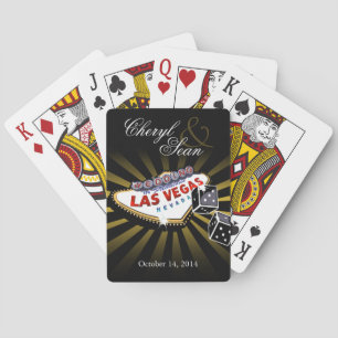 Jeu De Cartes Las Vegas Starburst Mariage noir & or