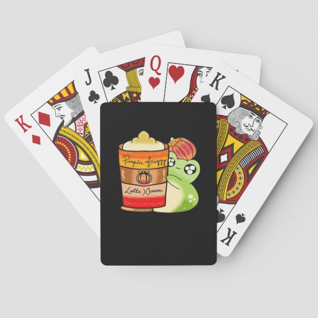 Jeu De Cartes Latte Citrouille épicé Frogg Drop (dos)