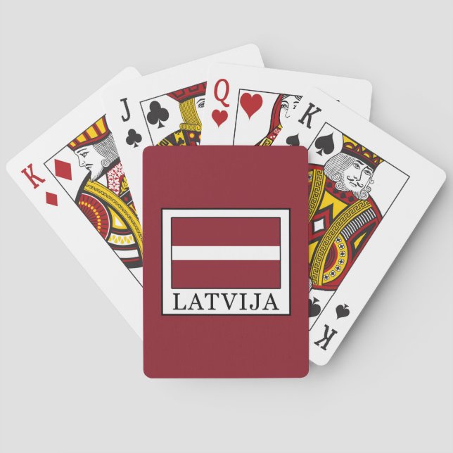 Jeu De Cartes Latvija (dos)