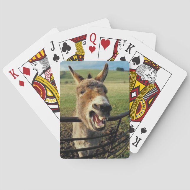 Jeu De Cartes Laughing Donkey Mule Playing Cards (dos)