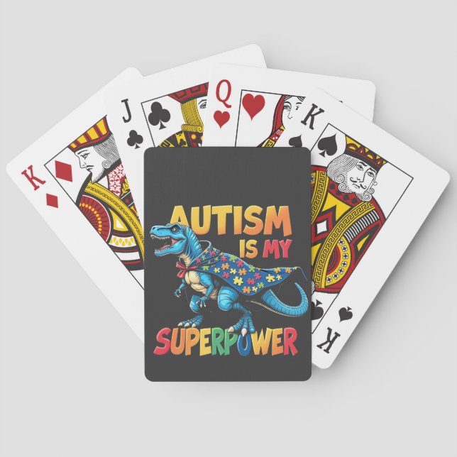 Jeu De Cartes L'autisme est ma superpuissance Sensibilisation su (dos)