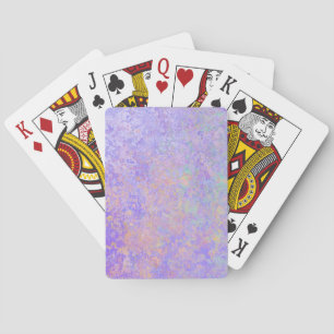 Jeu De Cartes Lavande Psychedélique Violet Néon Pastel Abstrait