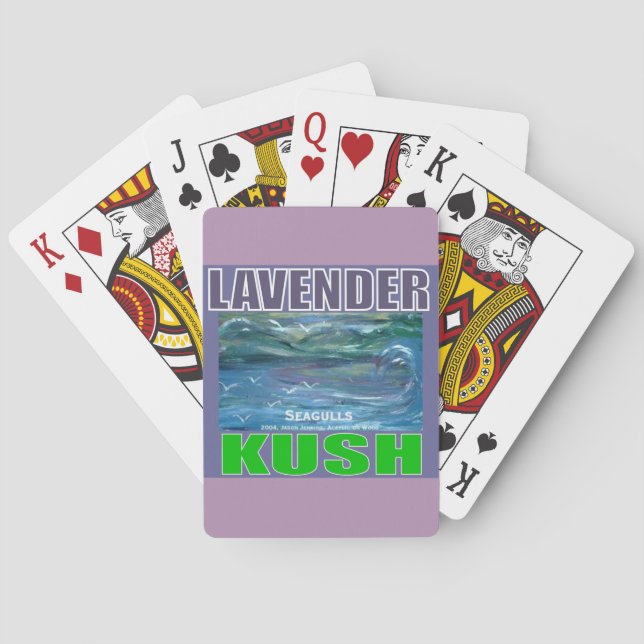 JEU DE CARTES LAVENDER KUSH (dos)