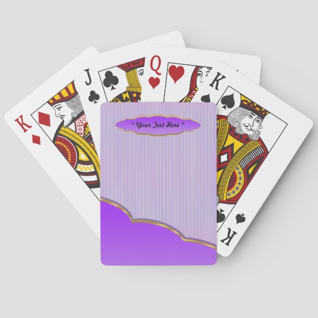 Jeu De Cartes Lavender Lecture Cartes (dos)