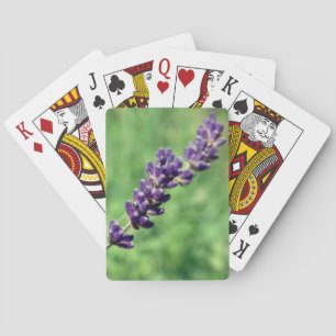 Jeu De Cartes Lavender Stalk Photo Classic Playing Cards