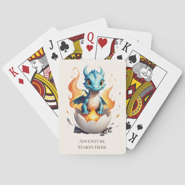 Jeu De Cartes L'aventure commence ici Dragon qui éclot (dos)
