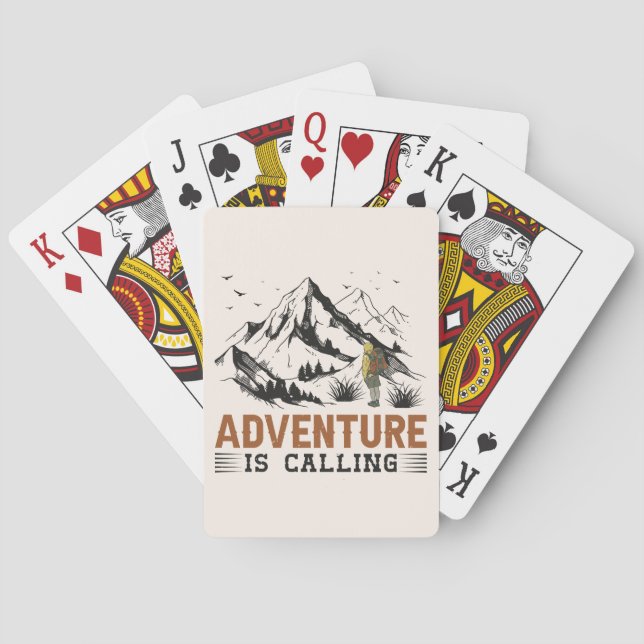 Jeu De Cartes L'aventure est en train d'appeler (dos)
