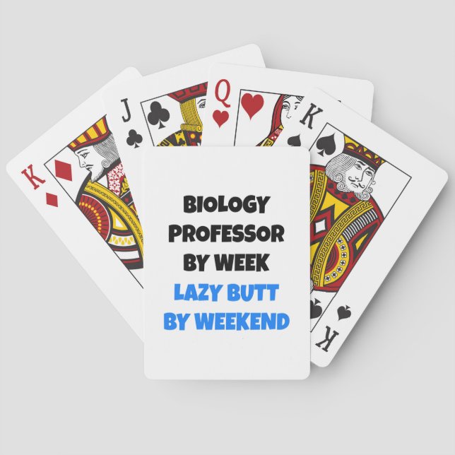 Jeu De Cartes Lazy Biology Professeur de plaisanterie (dos)