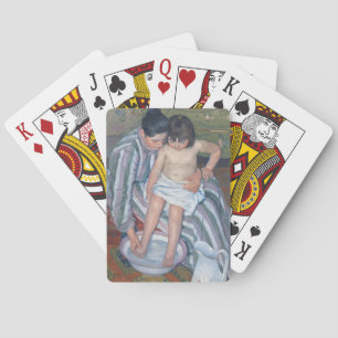 Jeu De Cartes Le bain de l'enfant, 1893 (huile sur la toile)