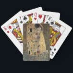 Jeu De Cartes Le baiser de Gustav Klimt (vers 1908)<br><div class="desc">Une oeuvre d'art classique qui est passée dans le domaine public et fait des cadeaux merveilleux et d'autres produits. L'une des oeuvres les plus célèbres de Gustav Klimt, The Kiss, est ornée de feuilles d'or et s'inspire du style orné des mosaïques anciennes. Klimt (1862-1918) fut l'un des principaux membres du...</div>