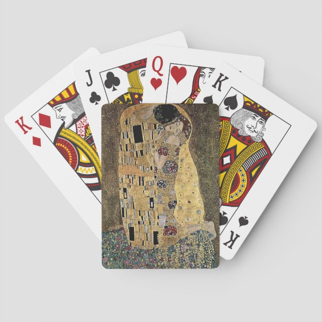 Jeu De Cartes Le baiser de Gustav Klimt (vers 1908) (dos)