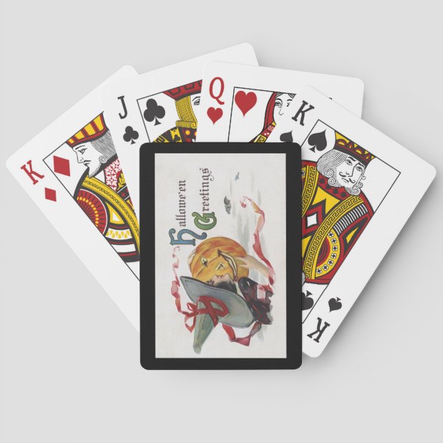Jeu De Cartes Le Baiser de la Sorcière : une Citrouille de Hallo (dos)