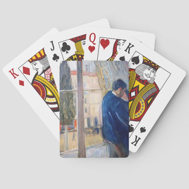 Jeu De Cartes Le baiser (par Edvard Munch) (dos)