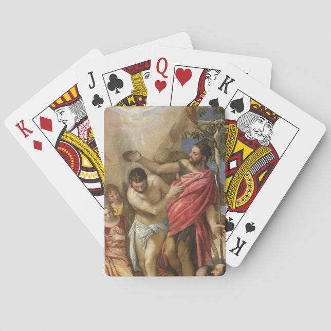 Jeu De Cartes Le baptême du Christ (dos)