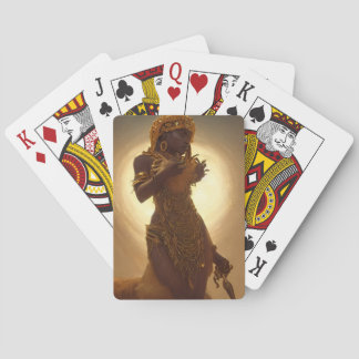 Jeu De Cartes Le Black African Queen Art