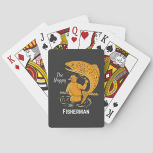 Jeu De Cartes Le Bon Design Cool Pêcheur Pour Les Amateurs De Pê