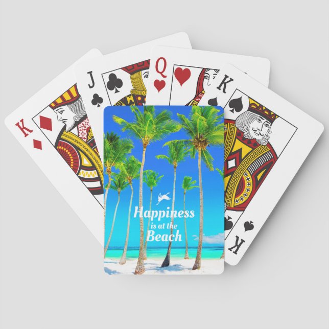 Jeu De Cartes Le bonheur à la plage (dos)