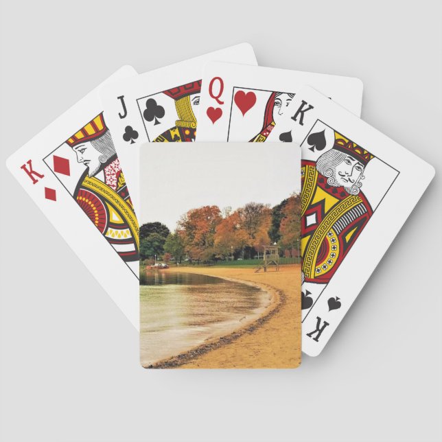 Jeu De Cartes Le bord du lac Léman, Wisconsin (dos)