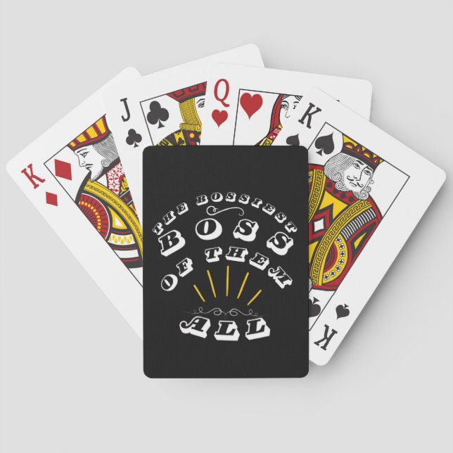 Jeu De Cartes Le Boss Le Plus Bossier De Tous (dos)