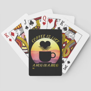 Jeu De Cartes "LE CAFÉ EST COMME UN HUG DANS UN MUG" jouer aux c