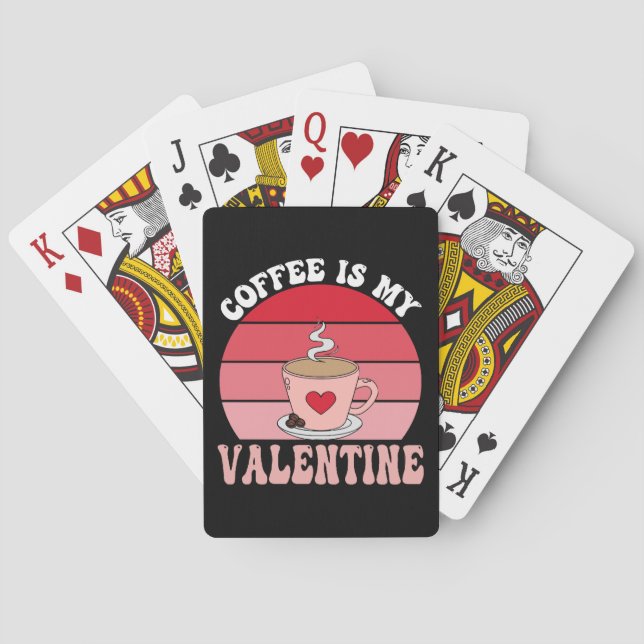 Jeu De Cartes Le café est mon Valentin (dos)