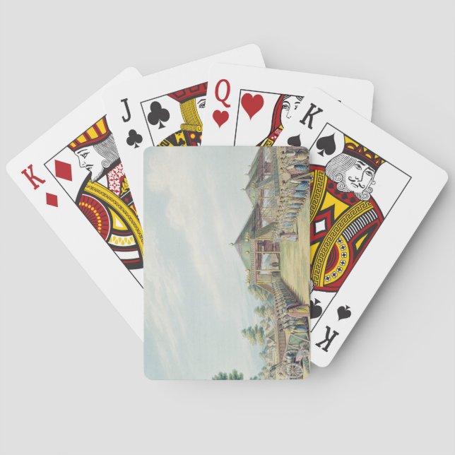 Jeu De Cartes Le camp at Daud-Pascia, pub. par William Watts, 18 (dos)