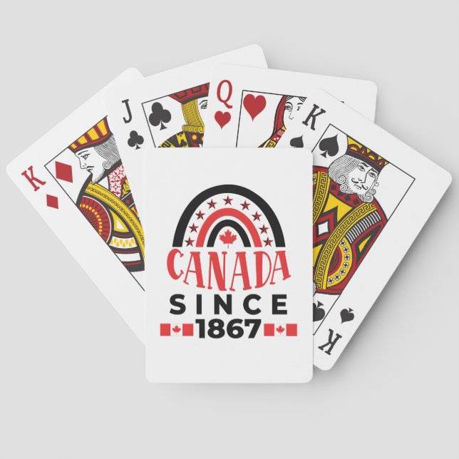 Jeu De Cartes Le Canada depuis 1867 (dos)