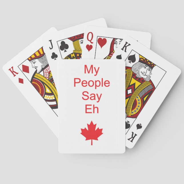 Jeu De Cartes Le Canada hein (dos)