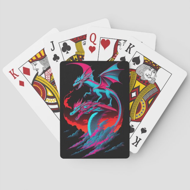 Jeu De Cartes Le Cavalier de Surf du Dragon (dos)