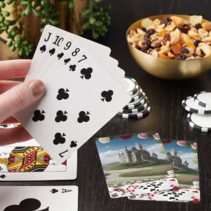 Jeu De Cartes Le château à travers le portail Wonderland