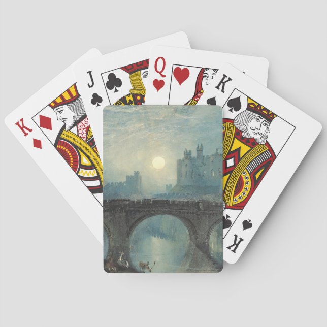 Jeu De Cartes Le château William Turner Alnwick (dos)