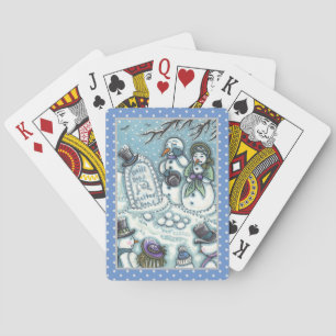 JEU DE CARTES LE CIMETIÈRE DE LA NEIGE, MÉLTÉE AVANT SON TEMPS, 