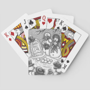 JEU DE CARTES LE CIMETIÈRE DE LA NEIGE, MÉLTÉE AVANT SON TEMPS, 