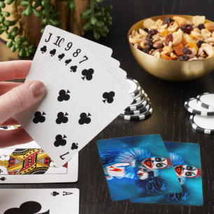 Jeu De Cartes Le clown sinistre d'Halloween de SlipperyJoe endui